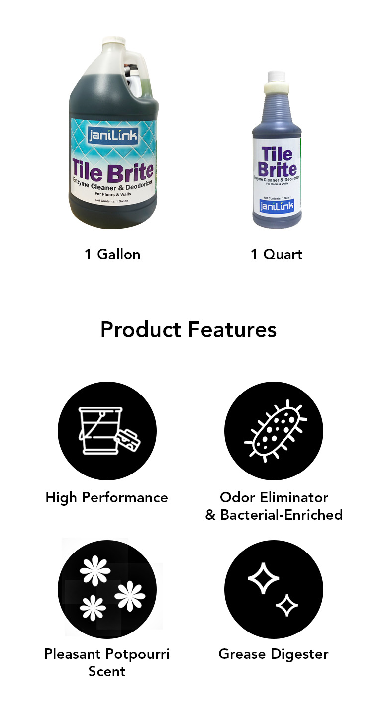 gallon, quart, high performance, odor eliminator, pleasant potpourri scent, grease digester.